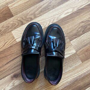 Dr. Martens Burgundy Tassel Loafers
